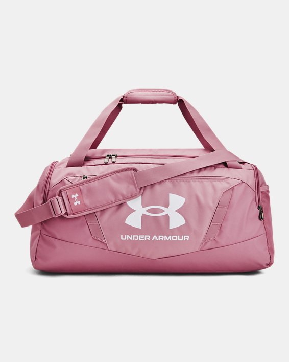 UA Undeniable 5.0 Medium Duffle Bag, Pink, pdpMainDesktop image number 0